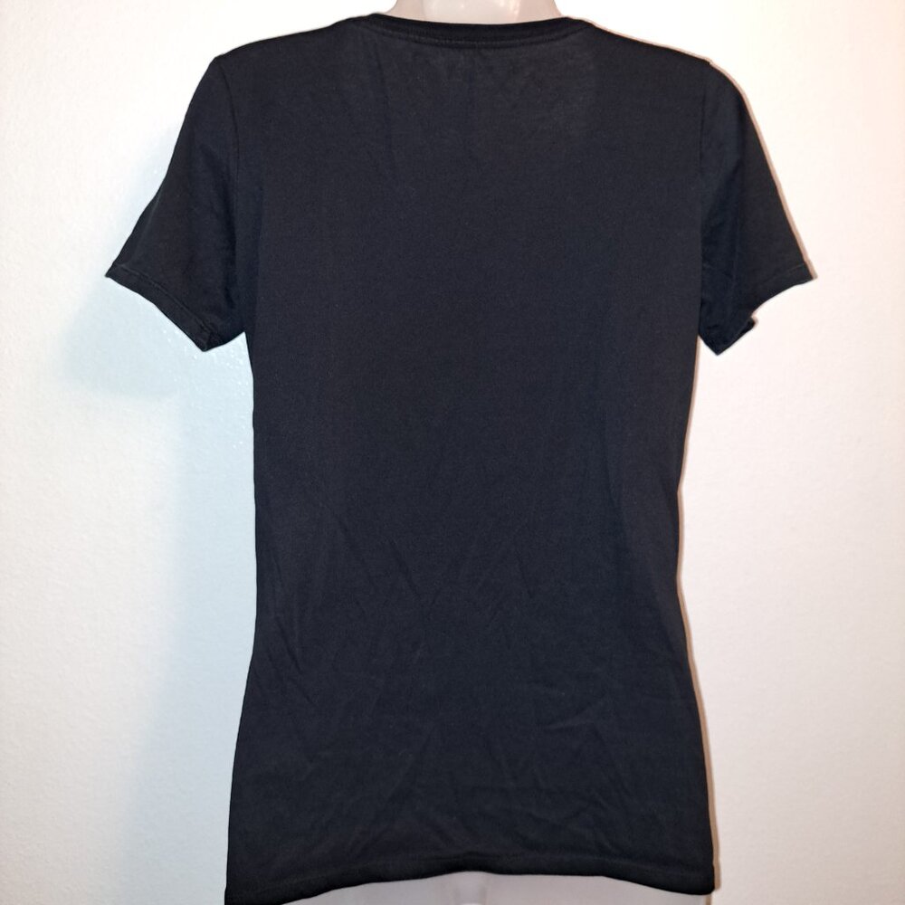 Nike Women's Dri-FIT Athletic Cut Short Sleeve Graphic Swoosh T-Shirt - Picture 6 of 8